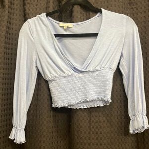 Love tree crop top long sleeve